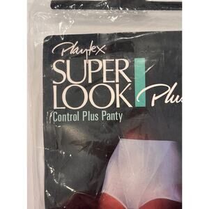 Vintage Playtex Super Look Control Plus Panty White XL #996 Women’s Underwear